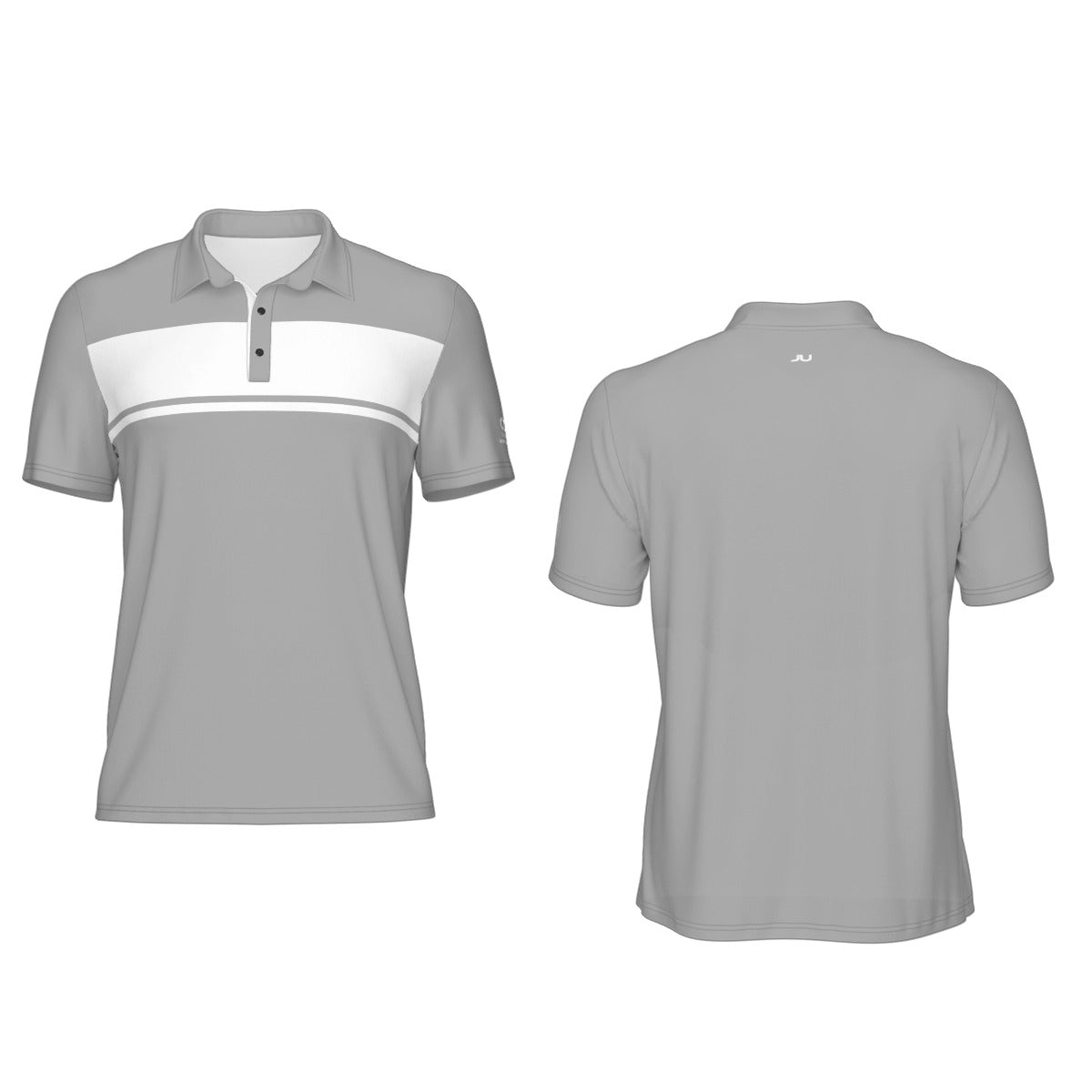 Blocked Out Men's Polo Collar Jersey
