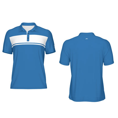 Blocked Out Men's Polo Collar Jersey