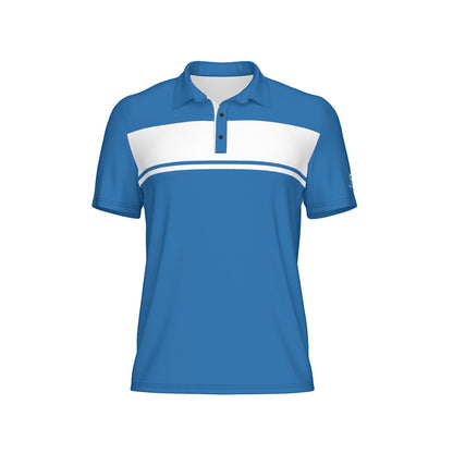 Blocked Out Men's Polo Collar Jersey