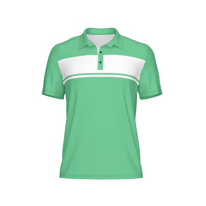 Blocked Out Men's Polo Collar Jersey