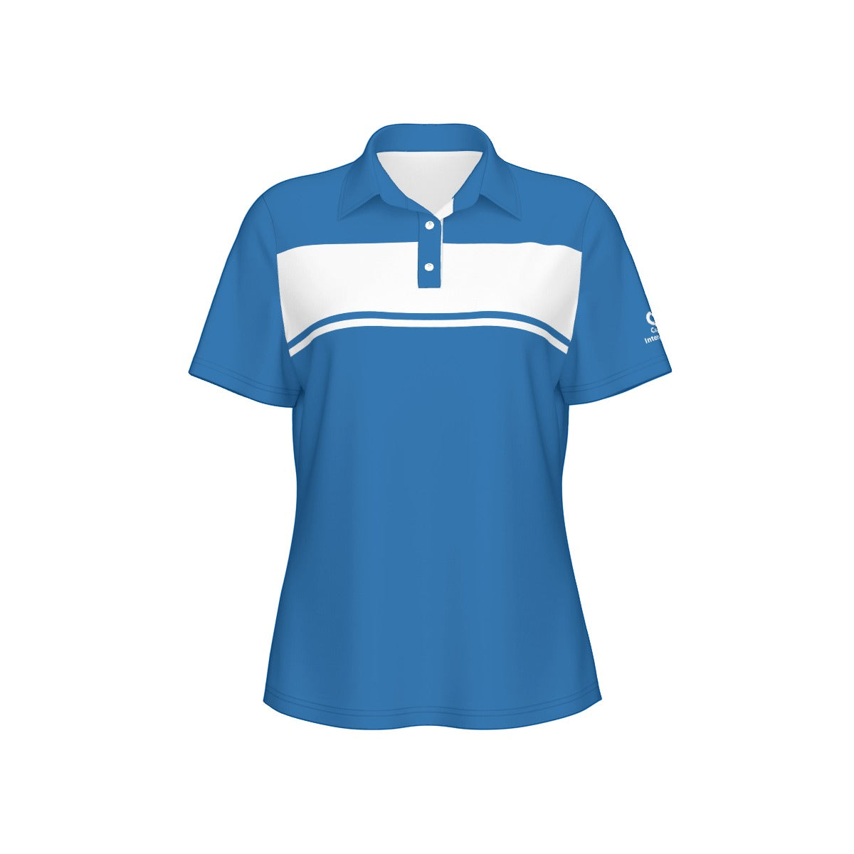 Blocked Out Women's Polo Collar Jersey