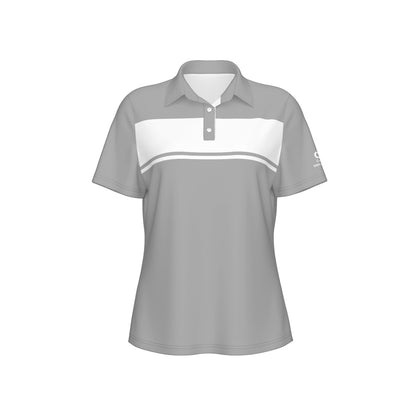 Blocked Out Women's Polo Collar Jersey