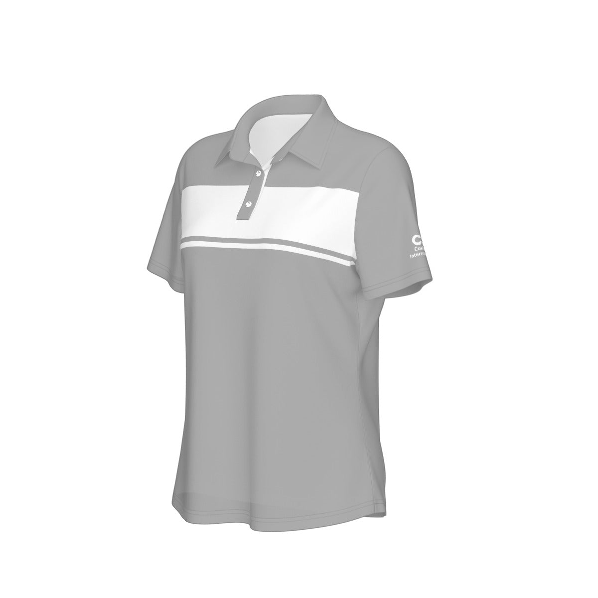 Blocked Out Women's Polo Collar Jersey