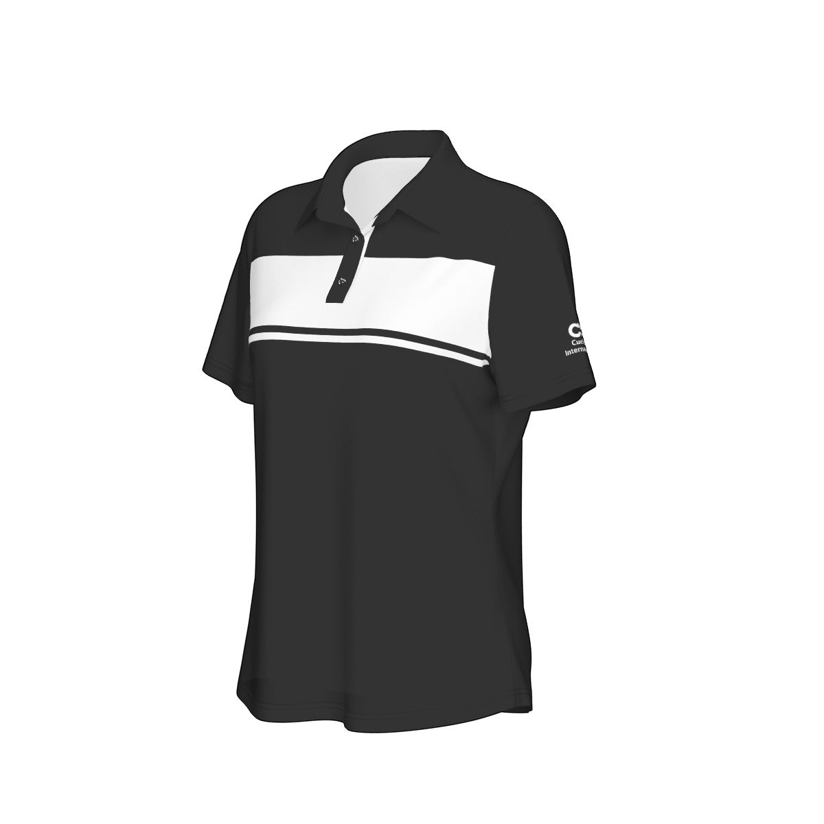 Blocked Out Women's Polo Collar Jersey