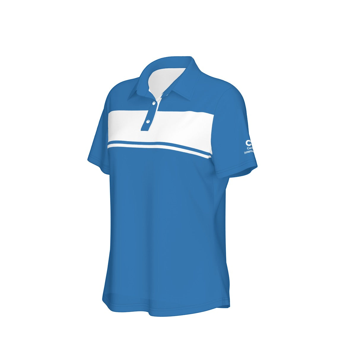 Blocked Out Women's Polo Collar Jersey