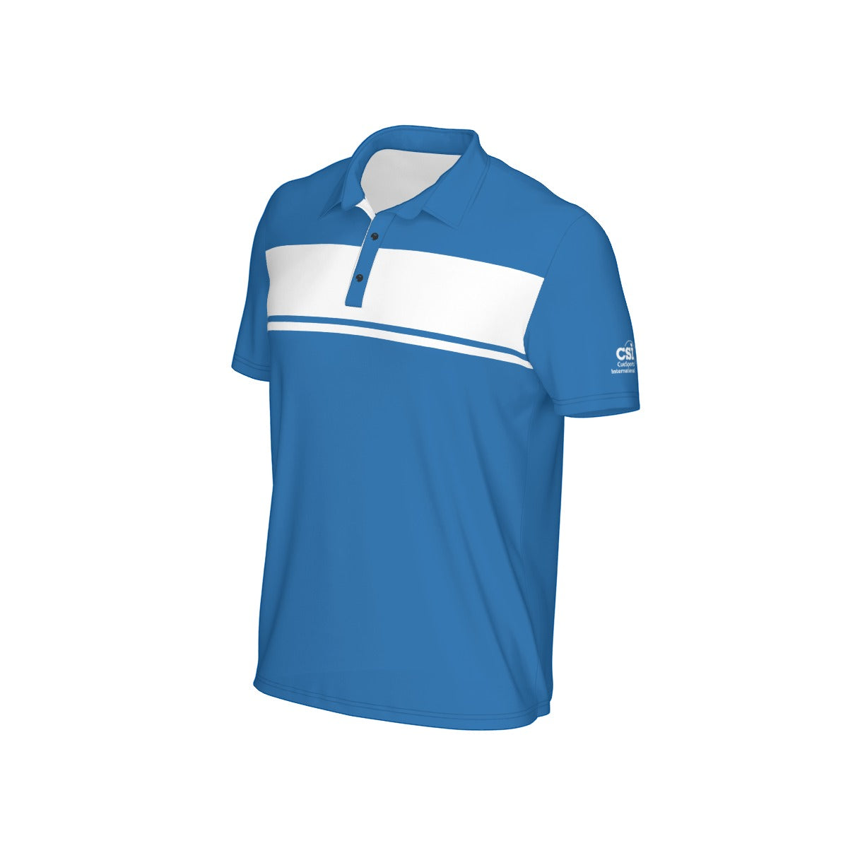 Blocked Out Men's Polo Collar Jersey