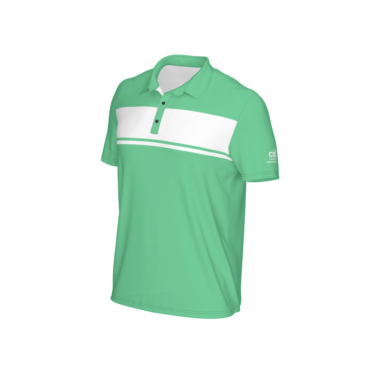 Blocked Out Men's Polo Collar Jersey