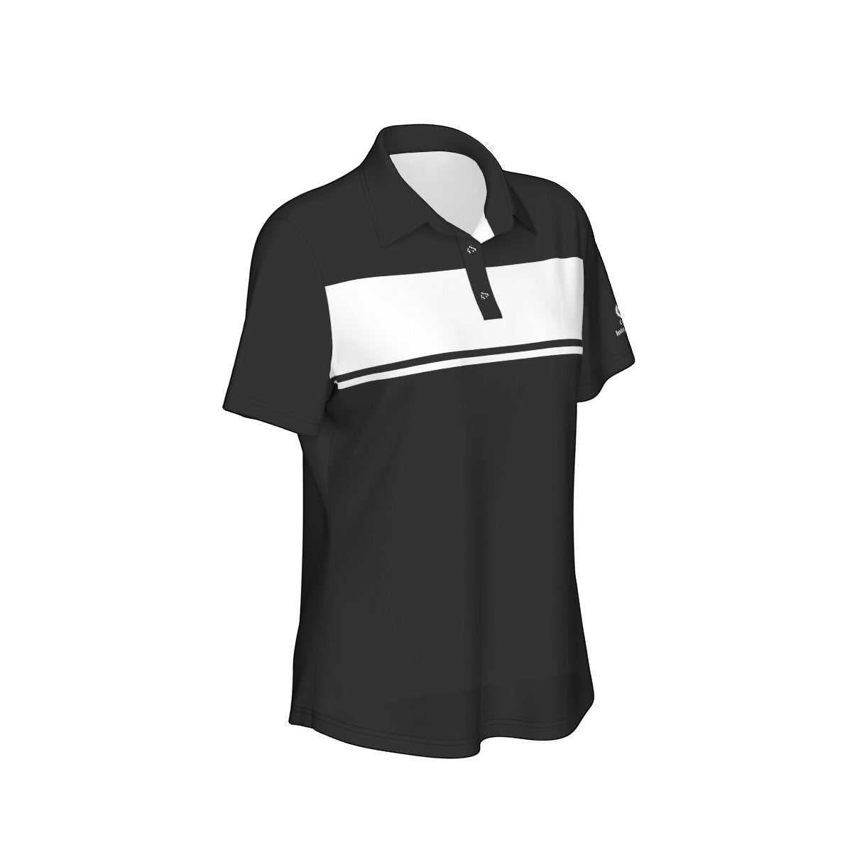Blocked Out Women's Polo Collar Jersey