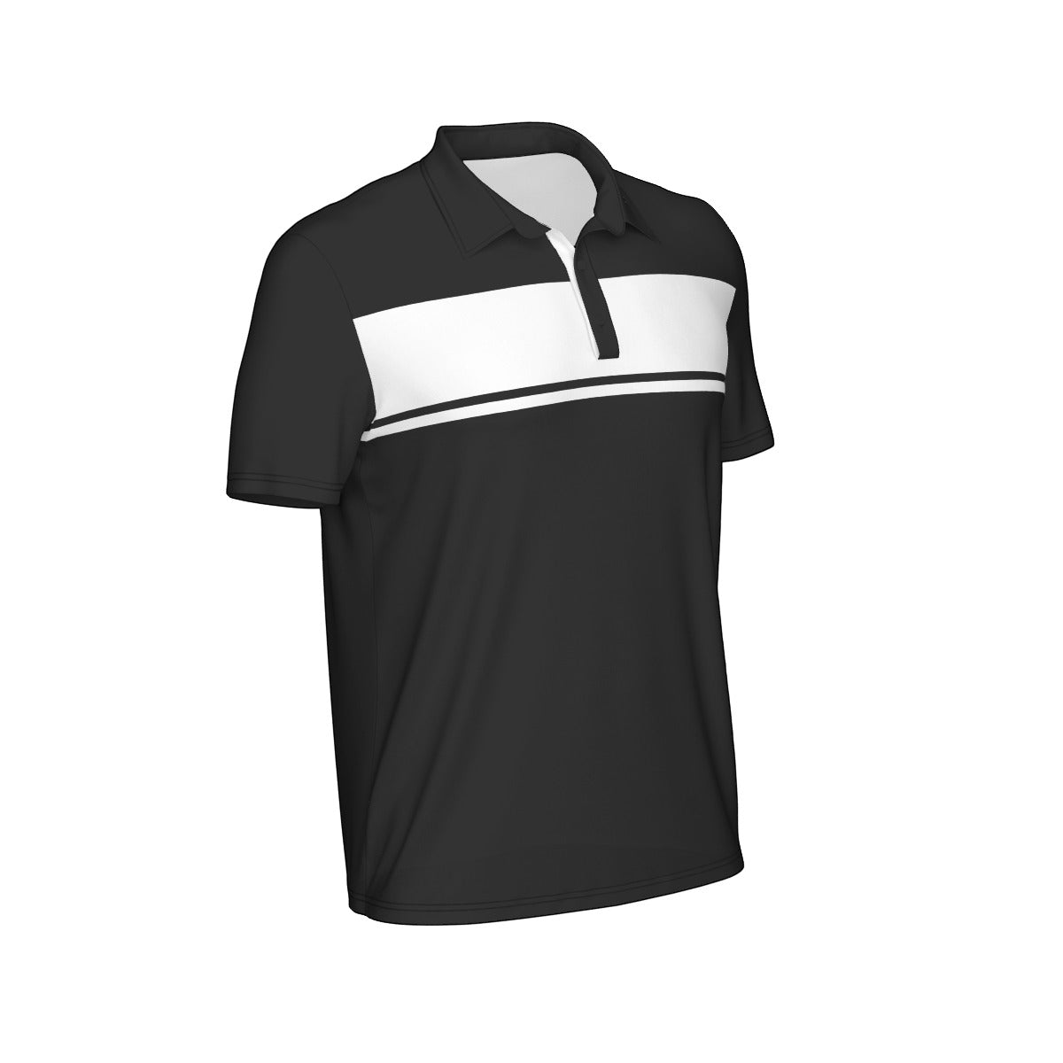 Blocked Out Men's Polo Collar Jersey