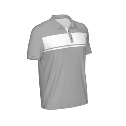 Blocked Out Men's Polo Collar Jersey