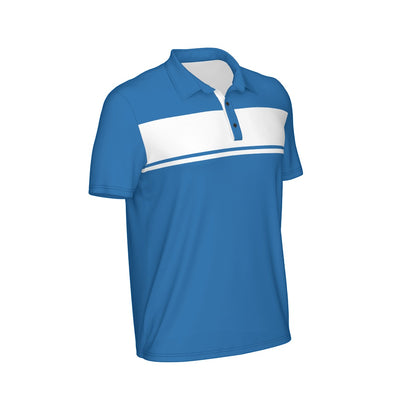 Blocked Out Men's Polo Collar Jersey