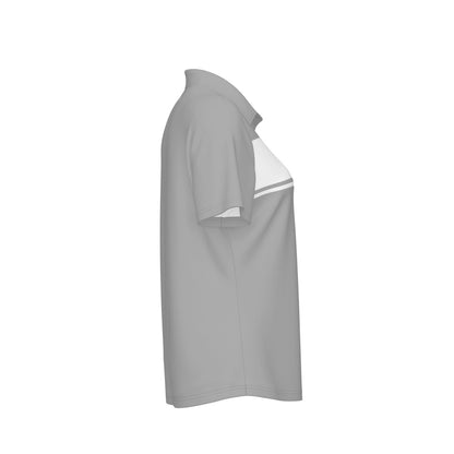 Blocked Out Women's Polo Collar Jersey
