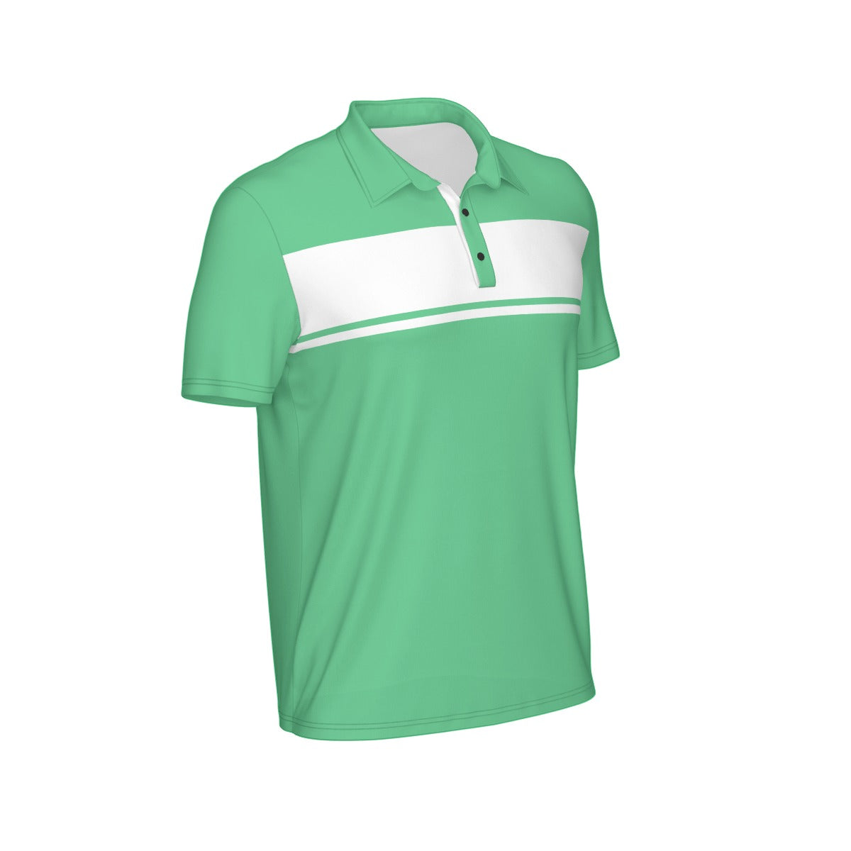 Blocked Out Men's Polo Collar Jersey