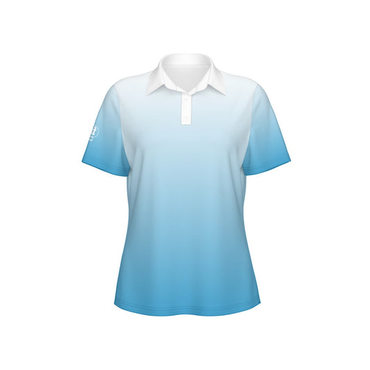 Basic Fade Women's Polo Collar Jersey