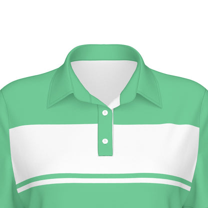 Blocked Out Women's Polo Collar Jersey