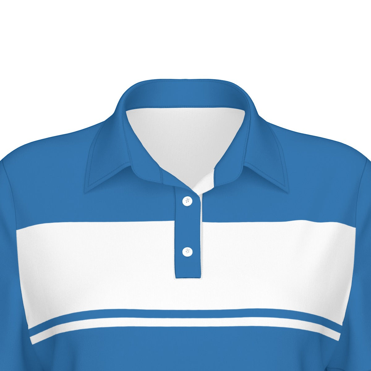 Blocked Out Women's Polo Collar Jersey