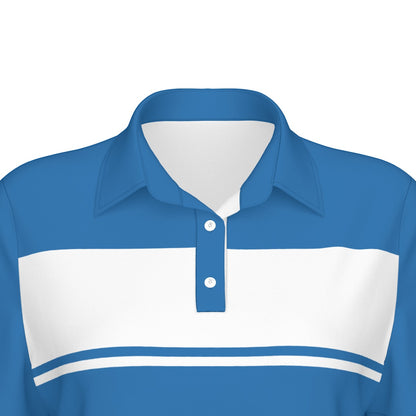 Blocked Out Women's Polo Collar Jersey