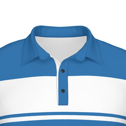 Blocked Out Men's Polo Collar Jersey