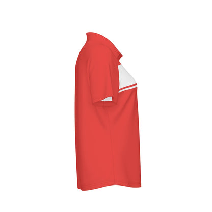 Blocked Out Women's Polo Collar Jersey
