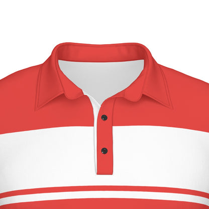 Blocked Out Men's Polo Collar Jersey