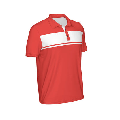 Blocked Out Men's Polo Collar Jersey