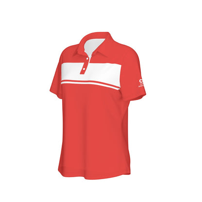 Blocked Out Women's Polo Collar Jersey