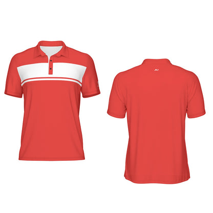 Blocked Out Men's Polo Collar Jersey