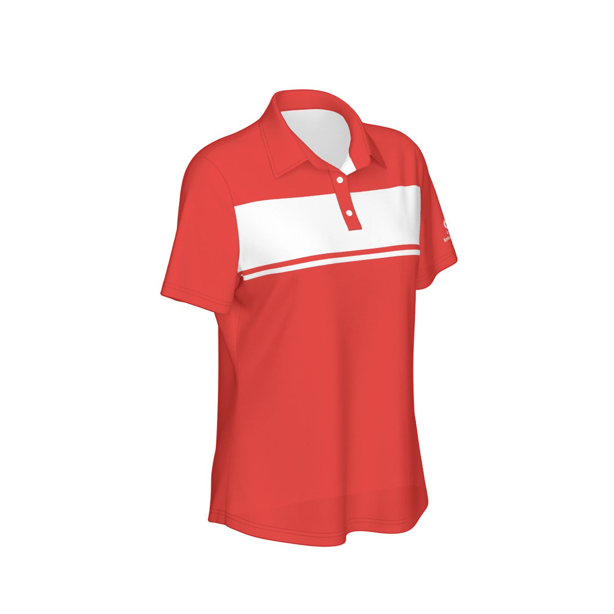 Blocked Out Women's Polo Collar Jersey