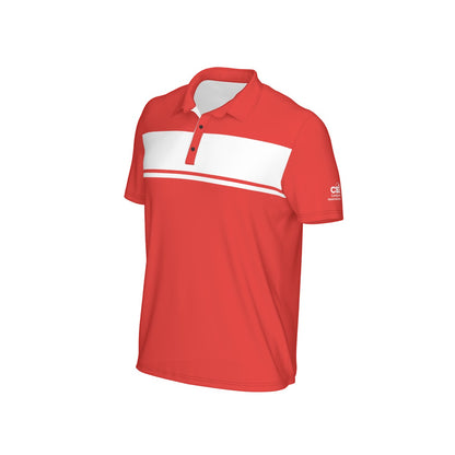 Blocked Out Men's Polo Collar Jersey